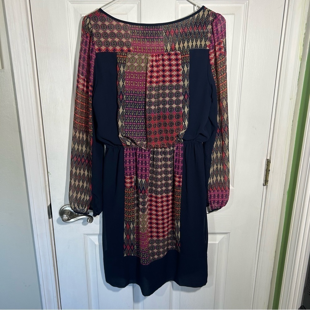 Maeve Anthropologie Rosalie Peasant Boho Chic Tie Waist Dress Size Small - Picture 9 of 15
